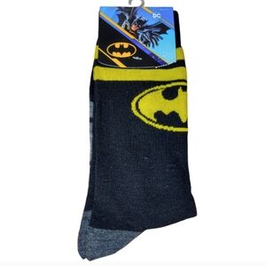 Batman Batwing Logo Crew Socks DC Comics Unisex